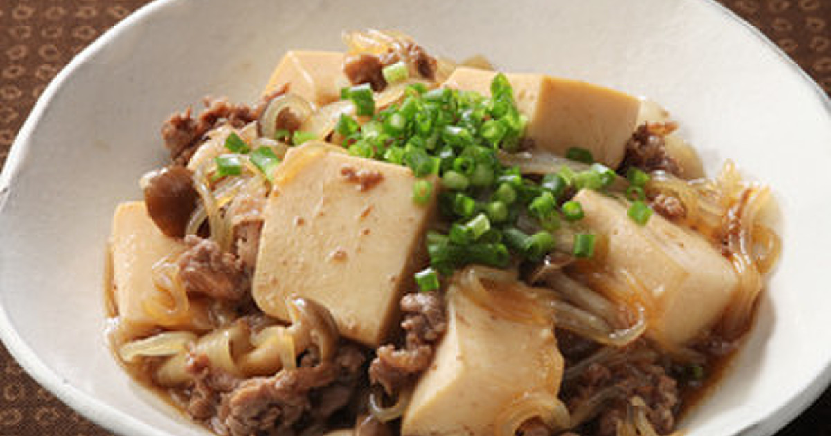 絹ごし豆腐で作る！肉豆腐 by おとうふタイシ 【クックパッド】 簡単おいしいみんなのレシピが357万品