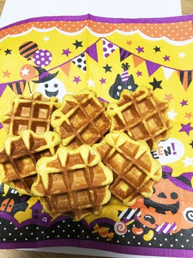 ビタントニオでパンプキンワッフル