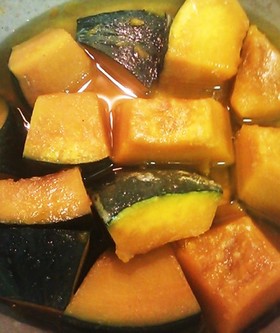 カボチャの煮付け(あま〜いの♪:*°)
