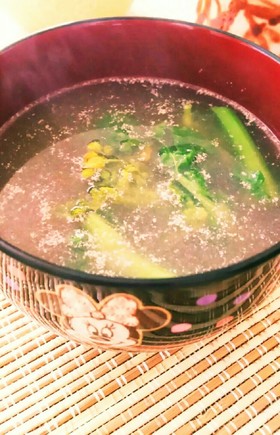 料亭の旨味!深い味わい♪甘エビのお吸い物