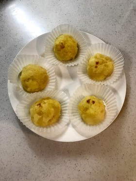 りんごとさつまいもで一口スイートポテト