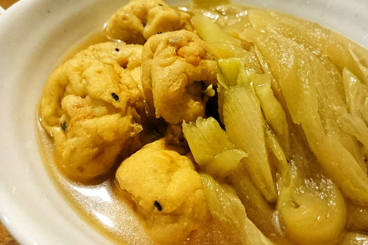 はす芋と厚揚げの煮物 レシピ 作り方 By Hiro31 クックパッド
