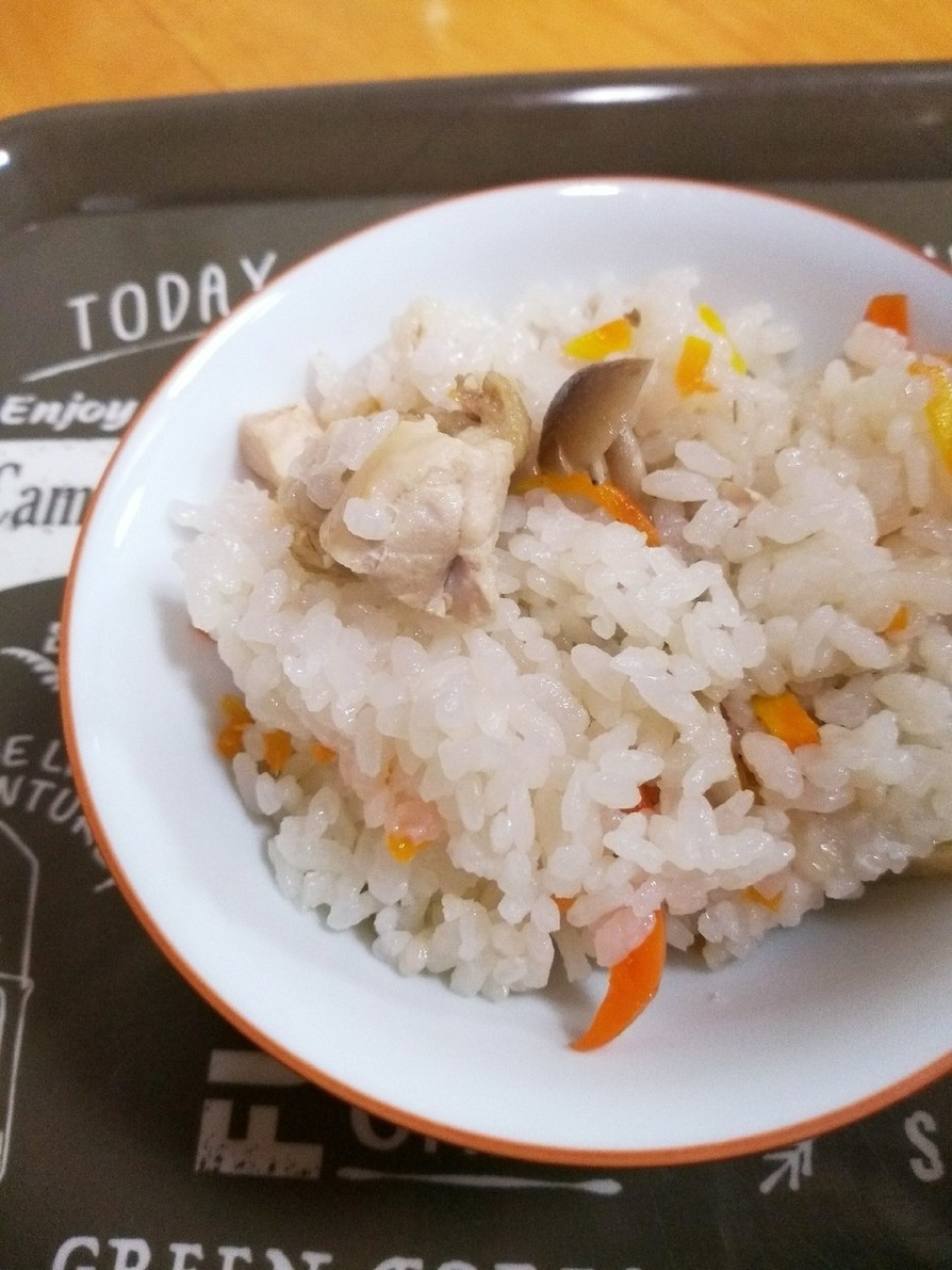 クィーンクック☆鶏の炊き込みご飯の画像