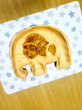 離乳食後期 かぼちゃパンケーキ 手づかみ