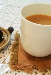 渋皮煮のシロップで～マロン紅茶