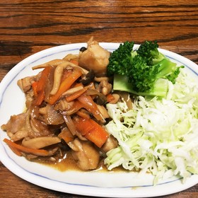 ヨシダソースDE鶏肉のマヨネーズ炒め