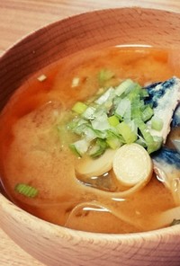 長野の郷土料理☆根曲がり竹と鯖の味噌汁
