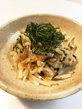大根の梅塩昆布サラダ♬