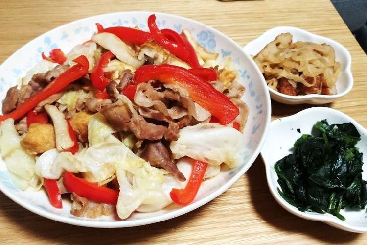 オイスターソースの簡単厚揚げ野菜炒め レシピ・作り方 By ちゅんクック 【クックパッド】 簡単おいしいみんなのレシピが360万品