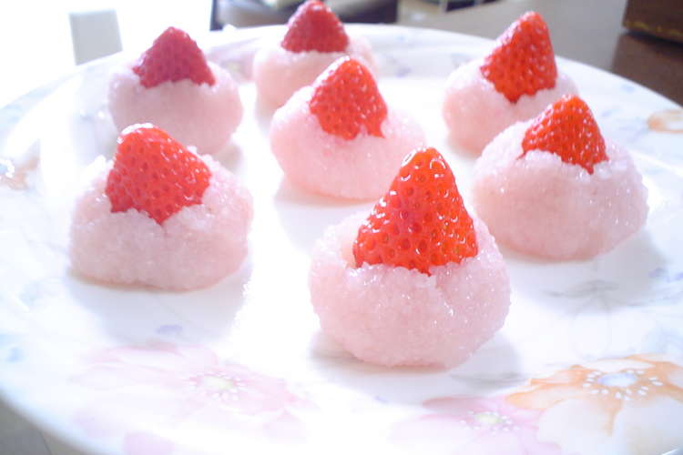 いちご姫 簡単かわいい春の和菓子 レシピ 作り方 By クレちゃん クックパッド 簡単おいしいみんなのレシピが354万品