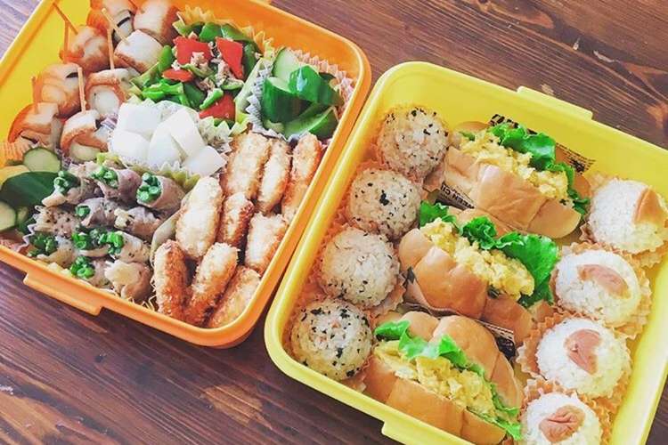 運動会のお弁当18 時短バージョン レシピ 作り方 By まちゃみ ママ クックパッド 簡単おいしいみんなのレシピが355万品