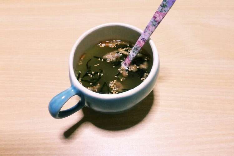 納豆のお茶漬けスープ ミ レシピ 作り方 By Cycs クックパッド