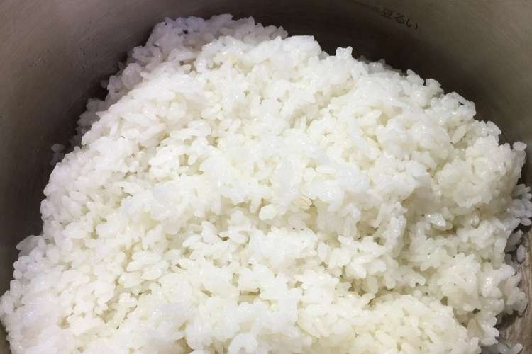 圧力鍋で固めのご飯 レシピ 作り方 By とよと クックパッド