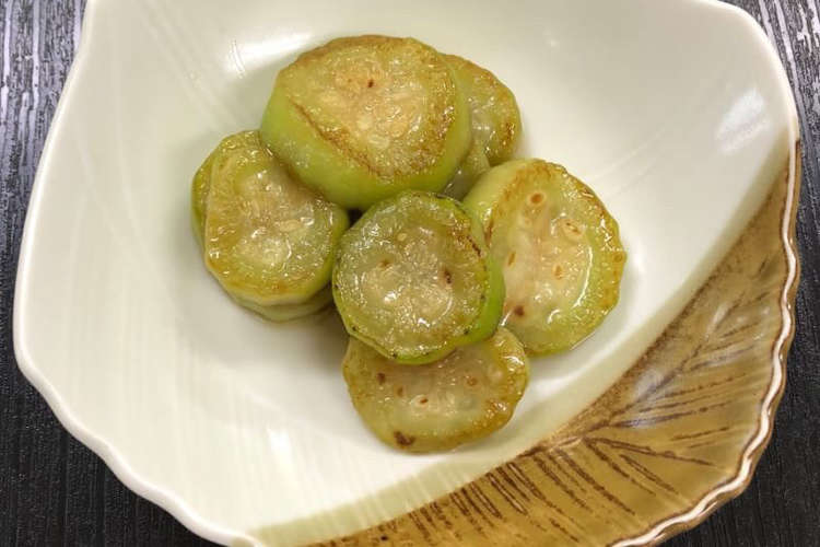 ヘチマのバター醤油焼き レシピ 作り方 By 志布志市 クックパッド 簡単おいしいみんなのレシピが359万品