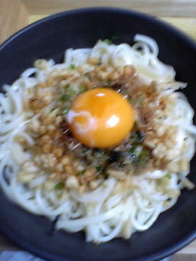 讃岐風☆釜玉うどん