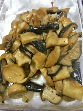 【糖質制限】きのこ牛脂のソテー【常備菜】