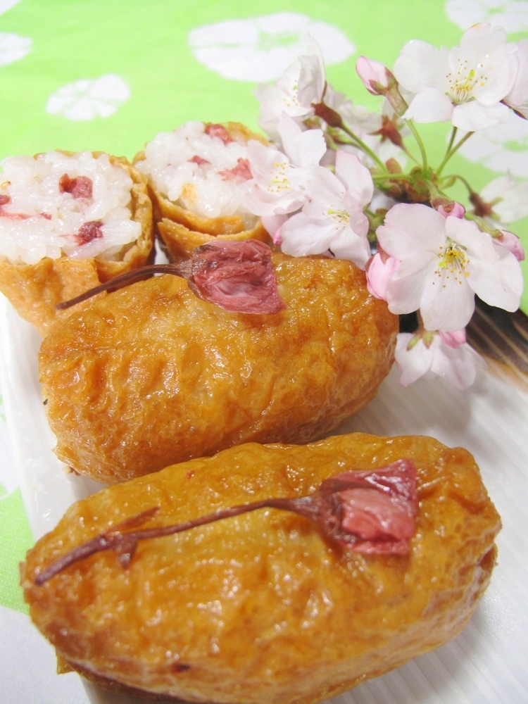 お花見に♪桜ほころぶ✿いなり寿司の画像