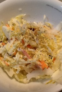 生白菜のサラダ