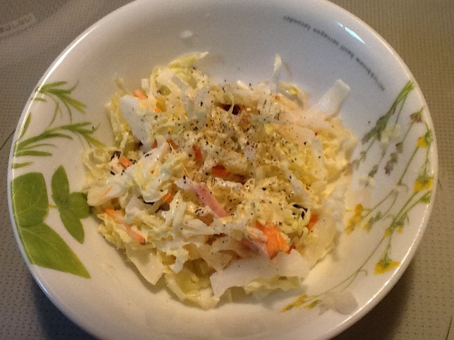 生白菜のサラダの画像
