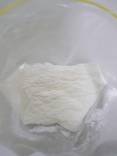 自家製餅米粉の作り方の写真