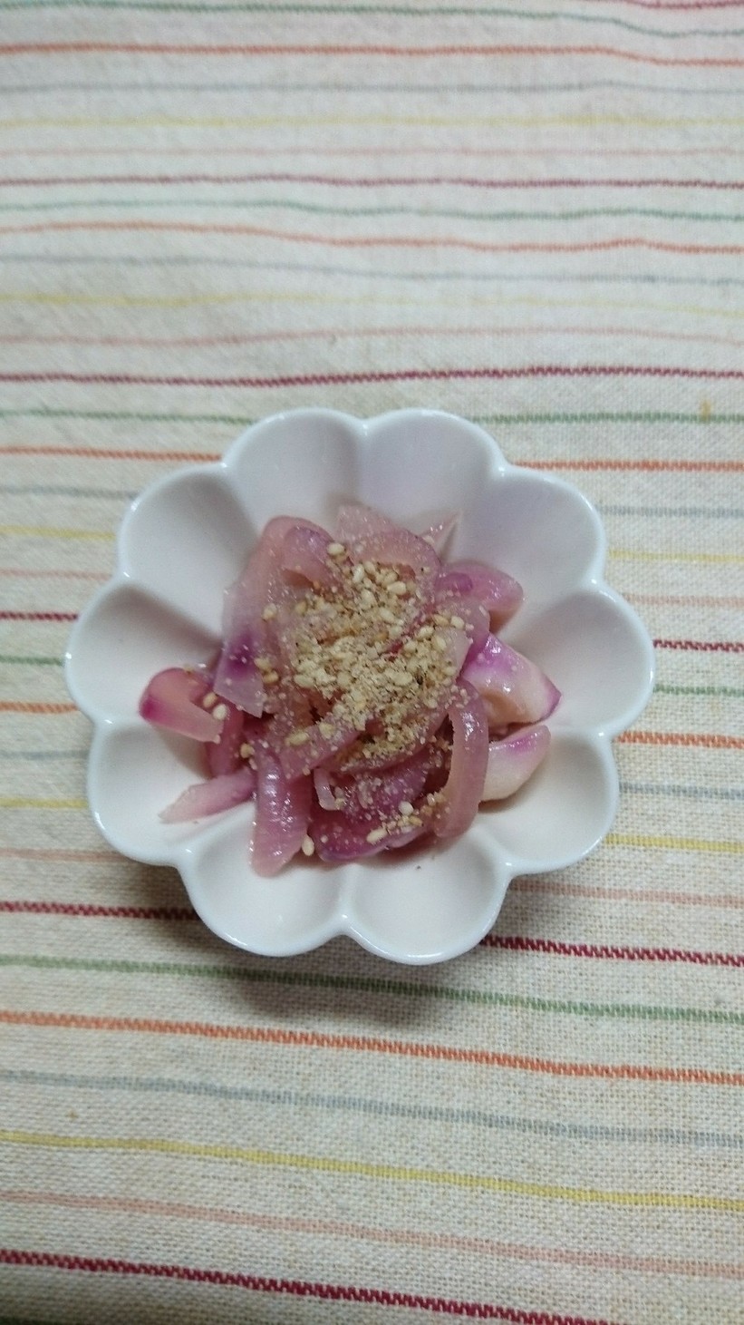 鮮やか！紫玉ねぎの酢の物の画像
