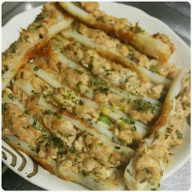 簡単❤ちくわのツナマヨ焼き