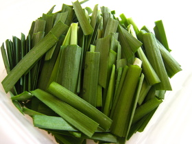 冷凍しちゃって♡!ニラは常備野菜です♡