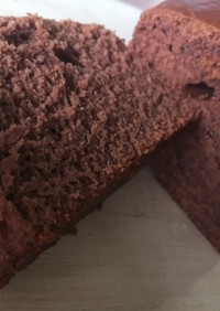 ノンオイル☆チョコレートパウンドケーキ