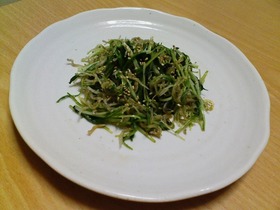 はやウマ!水菜とじゃこのサッパリ炒め