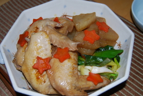 手羽先と大根の煮物