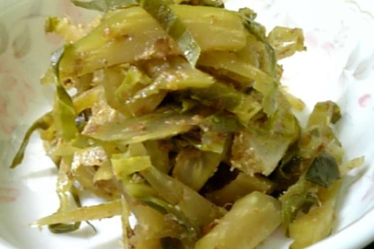 カリフラワーの葉の炒め煮 レシピ 作り方 By ｕｋａｐｏｎ クックパッド 簡単おいしいみんなのレシピが365万品