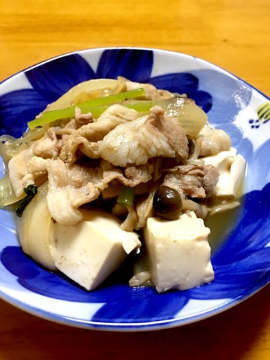 わが家の"カンタン"豚バラ豆腐の写真