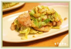 春キャベツと豚ロースの炒め物