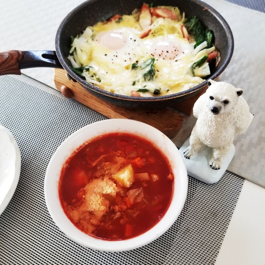 暖まる☆カレー風味ミネストローネの画像