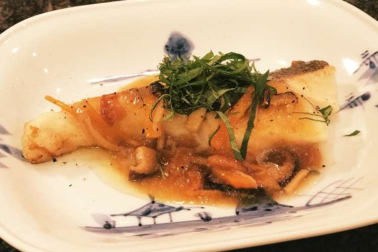 秋の味覚真鱈のムニエルポン酢和風ソース レシピ 作り方 By ぼつ96 クックパッド 簡単おいしいみんなのレシピが352万品