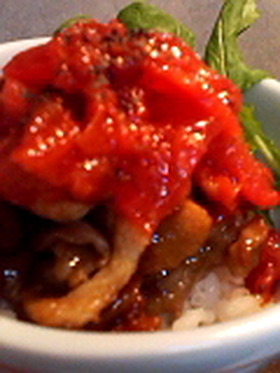☆母の日☆にヘルシーと美肌トマト丼
