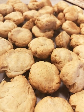 超簡単❁甘さ控えめ米粉入りクッキー