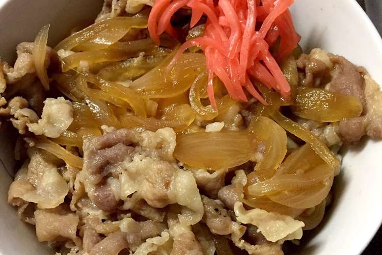 簡単 すき家風 吉野家風 豚丼 レシピ 作り方 By 5 Cosho 7 クックパッド 簡単おいしいみんなのレシピが352万品