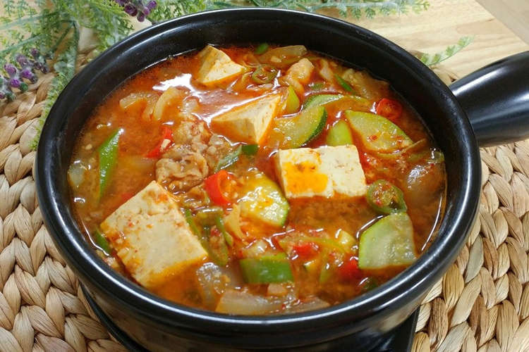 韓国で習った韓国料理 テンジャンチゲ レシピ 作り方 By Nyaoco クックパッド 簡単おいしいみんなのレシピが356万品