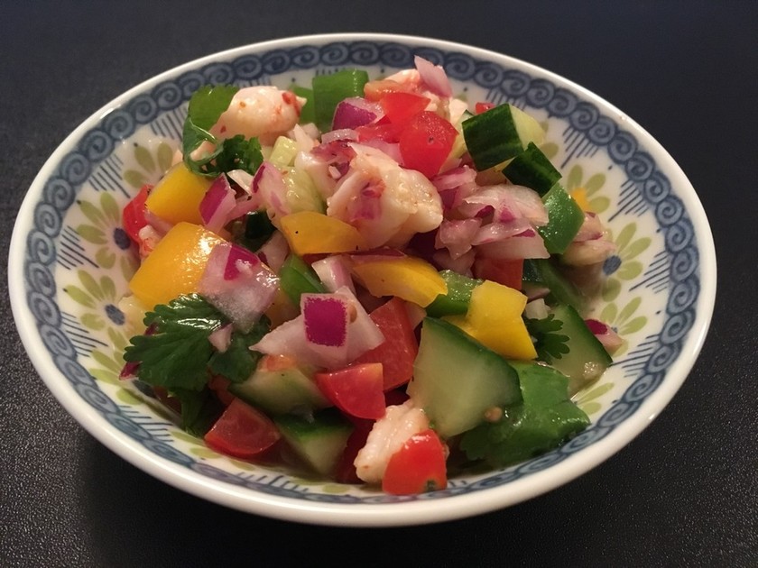 簡単エビセビーチェのレシピ