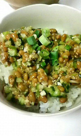ご飯進む!つまみに!納豆☆ネギ塩タレと♪