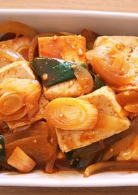 [韓国料理] 豆腐の煮物