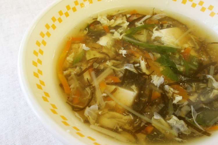 もずくスープ レシピ 作り方 By もちうさたん クックパッド 簡単おいしいみんなのレシピが354万品