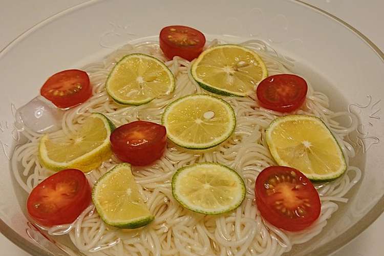 簡単すだちそうめん レシピ 作り方 By ミユイカノレォ クックパッド