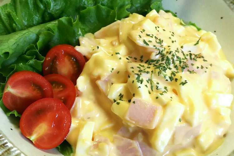 簡単 ハムとゆで卵のサラダ レシピ 作り方 By Sominemama クックパッド