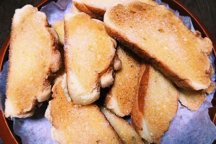 簡単 メロンパンラスク レシピ 作り方 By スーパープラネット クックパッド 簡単おいしいみんなのレシピが372万品