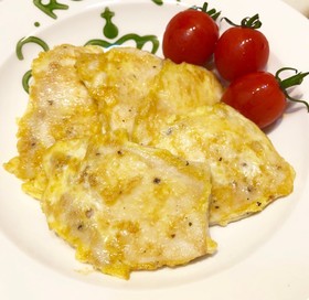 やわらか☆鶏胸肉のピカタ〜無添加