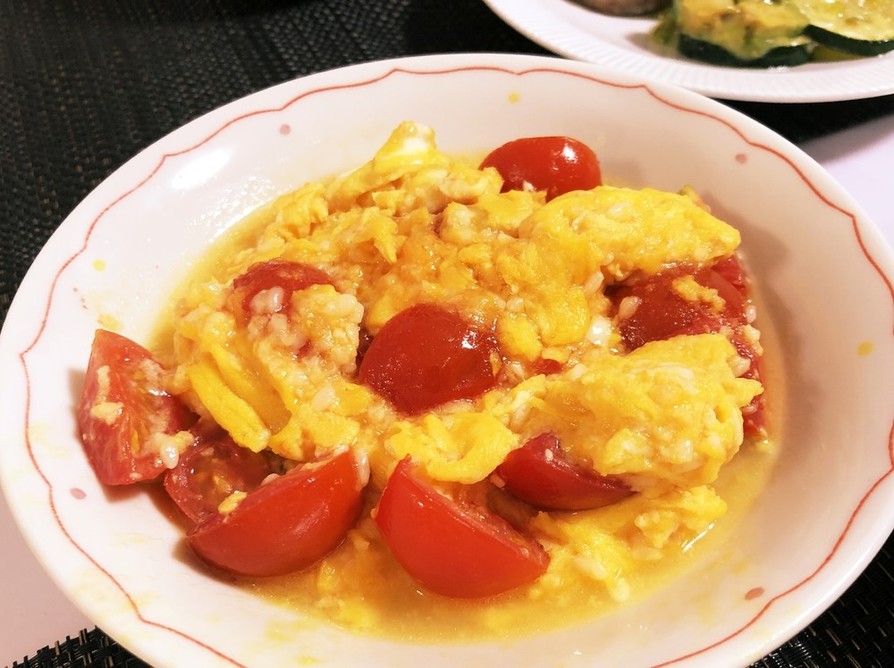 トマトの塩麹卵炒めの画像
