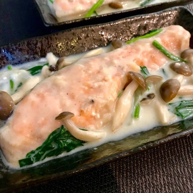 牛乳で簡単 鮭とほうれん草のクリーム煮 レシピ 作り方 By Naruto クックパッド 簡単おいしいみんなのレシピが353万品 牛乳で簡単 鮭とほうれん草のクリーム煮 レシピ 作り方 By Naruto クックパッド 簡単おいしいみんなのレシピが353万品