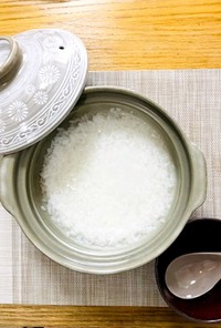 お粥 （生米から作る方法）